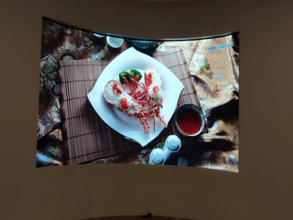 罗庄室内P2.5弧形LED屏