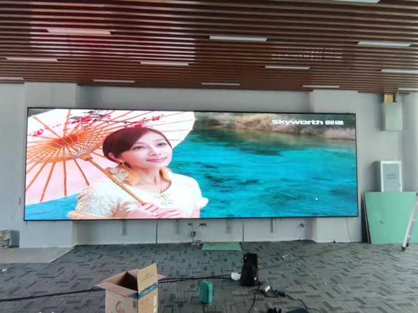 罗庄P1.53led小间距屏安装案例